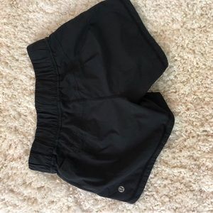Black lululemon athletic  shorts